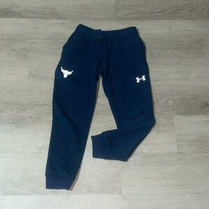 Boys Under Armour Project Rock joggers YXS